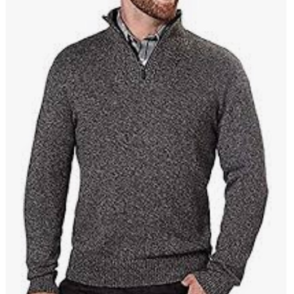 NWT Calvin Klein 1/4 Zip Sweater